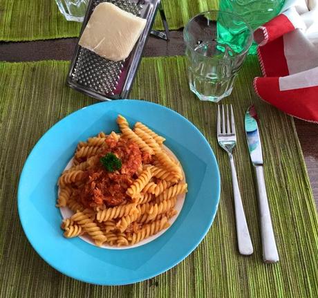 Fusilli en salsa de Atún