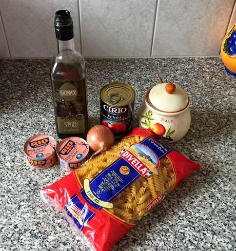 Fusilli en salsa de Atún