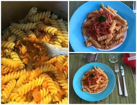 Fusilli en salsa de Atún