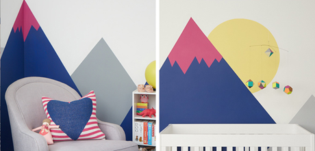 PAREDES CON FORMA DE RELIEVE DE MONTAÑAS PARA LOS PEQUES