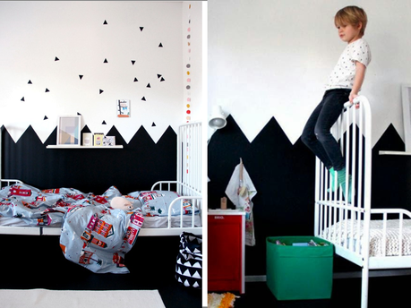 PAREDES CON FORMA DE RELIEVE DE MONTAÑAS PARA LOS PEQUES