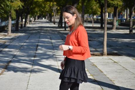 Outfit | Black skirt