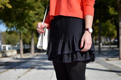 Outfit | Black skirt