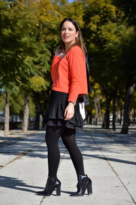 Outfit | Black skirt