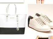 Colour blocking black white