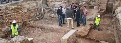 Los arqueólogos encuentran los restos del foro imperial de Sagunto (Valencia)