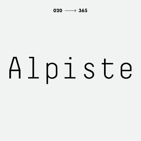 365, Pilabras, tipografía, WellDone