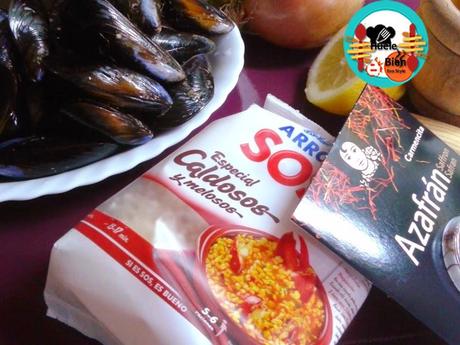 Arroz caldoso con mejillones