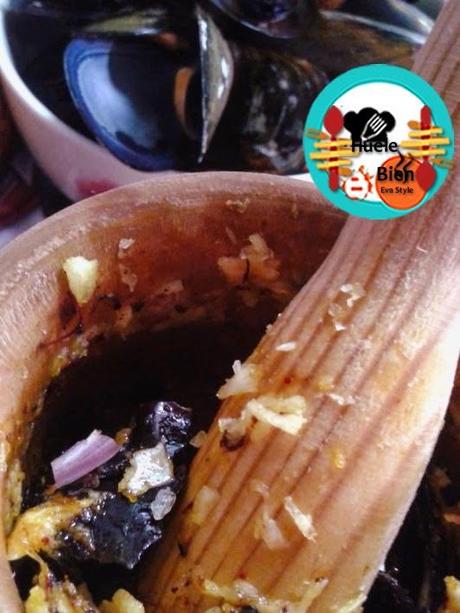 Arroz caldoso con mejillones