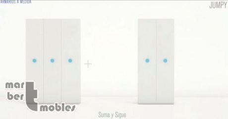 Los armarios Jumpy, la solución perfecta en armarios modulares para habitaciones juveniles