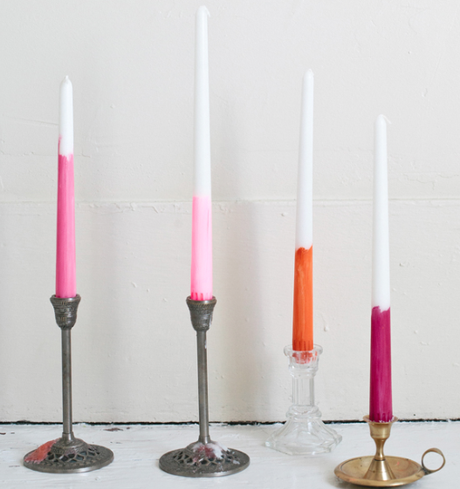 DIY: VELAS COLORIDAS