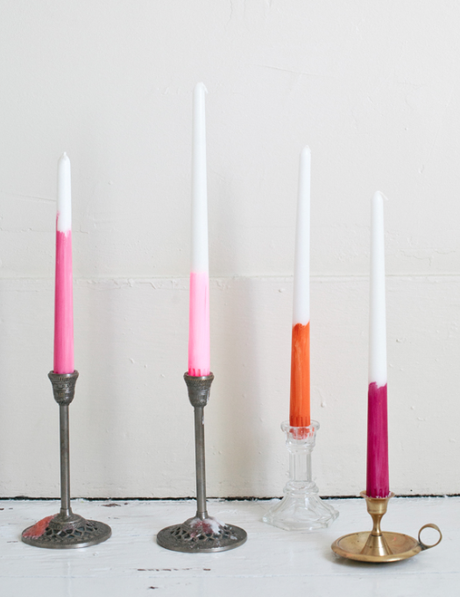 DIY: VELAS COLORIDAS