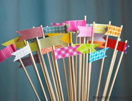 10 ideas para decorar tu boda con washi-tape