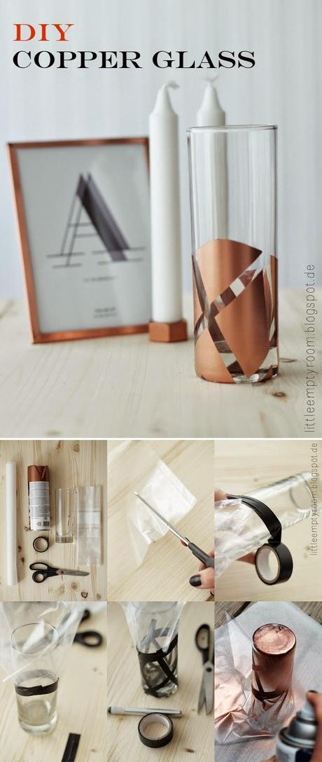 Diy vaso cobre