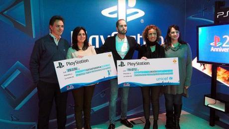 Sony dona a UNICEF y a Juegaterapia un total de 117.108€ recaudacion 20 aniversario