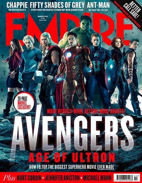 Los Protagonistas De The Avengers: Age Of Ultron En La Portada De Empire Los Protagonistas De The Avengers: Age Of Ultron En La Portada De Empire