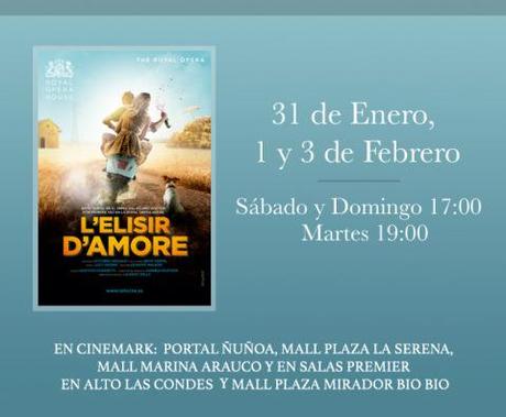 Continúa la temporada de Óperas en @CinemarkChile con “Elixir de Amor” de Donizetti