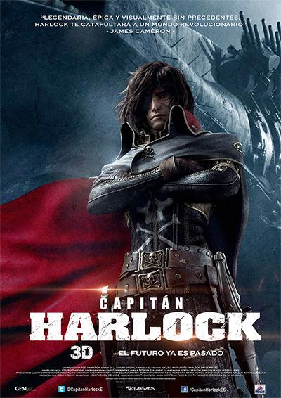 Tráiler de Capitán Harlock: El Futuro ya es Pasado. Estreno en España, 30 de enero