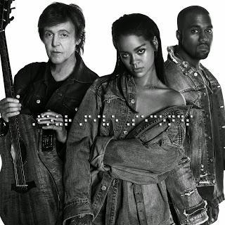 Escucha la colaboración entre Rihanna, Paul McCartney y Kanye West