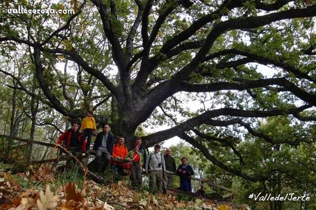 Practicando senderismo en el Valle del Jerte