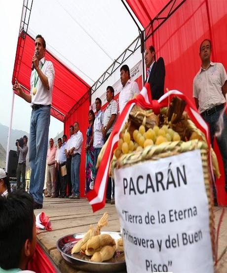 En Cañete: OLLANTA HUMALA INAUGURÓ CENTRO COMUNAL COMERCIAL Y UNA LOSA DE RECREACIÓN  MÚLTIPLE…