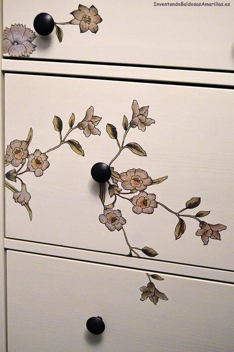 Cómo personalizar tu cómoda de Ikea con papel Cómo personalizar tu cómoda de Ikea con papel