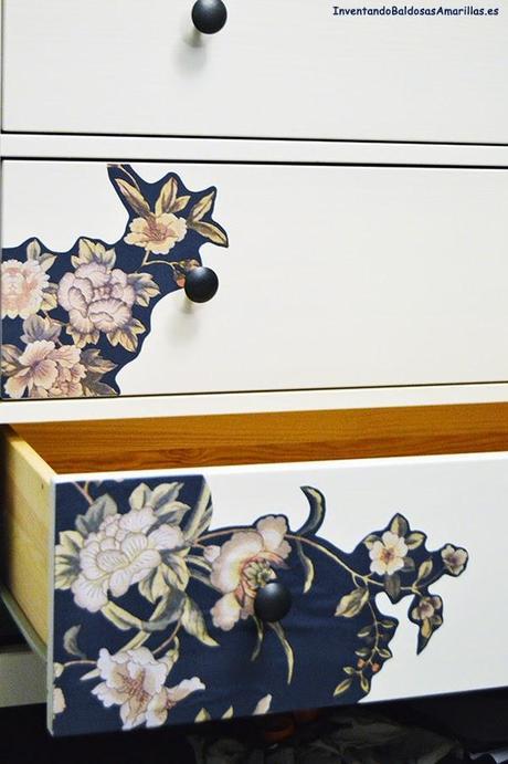 Cómo personalizar tu cómoda de Ikea con papel Cómo personalizar tu cómoda de Ikea con papel