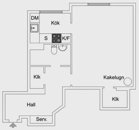 IDEAS PARA UN VIEJO APARTAMENTO DE ESTILO NÓRDICO CON UN TOQUE ROMÁNTICO