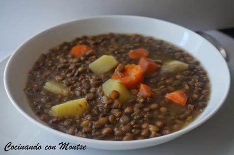 Lentejas con verduras