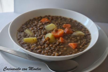 Lentejas con verduras