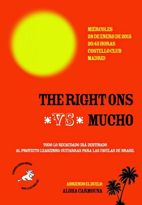 The Rights Ons y MUCHO unidos en un concierto solidario (Leãozinho)