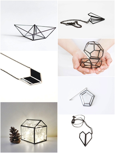 Etsy Finds. Here and Now #origami #jewlery  #objects #stained #glass