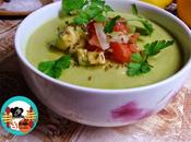 Crema caliente aguacate