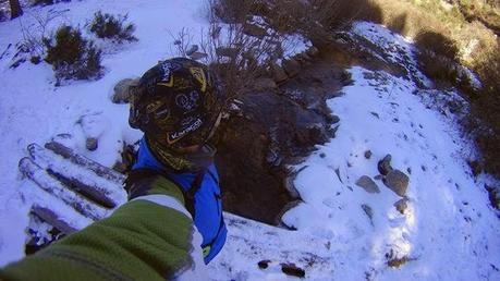 Trail running sobre nieve. 