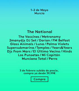 El SOS 4.8 confirma a The National, 2ManyDjs, FM Belfast, Temples, Hinds...