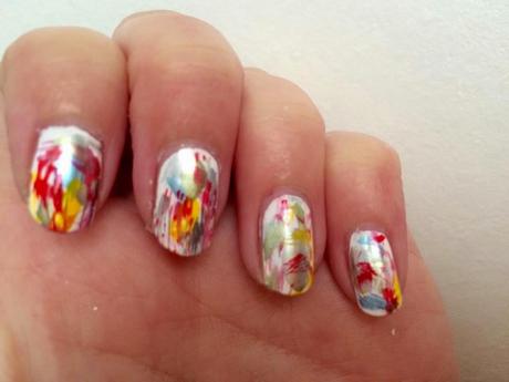DRY BRUSH NAIL ART
