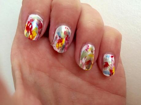 DRY BRUSH NAIL ART