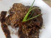 Ternera marinada semillas sésamo