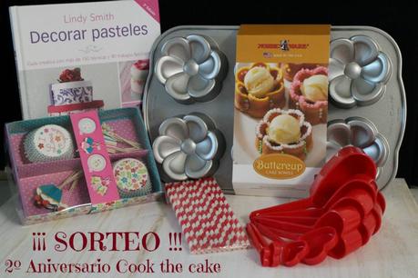 Tarta de arándanos, crema de almendras y merengue. ¡¡Sorteo 2º Aniversario de Cook the cake!!