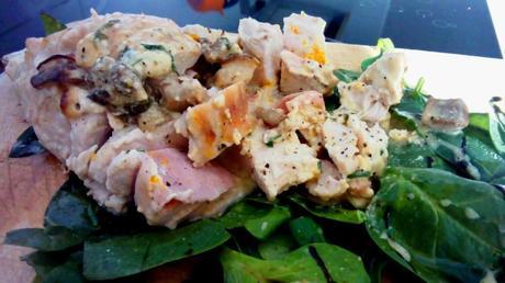 Pechugas de pollo rellenas de jamón cocido y crema de mascarpone con boletus pollofarcito13