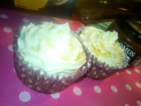 Cupcakes de cerveza rubia de trigo