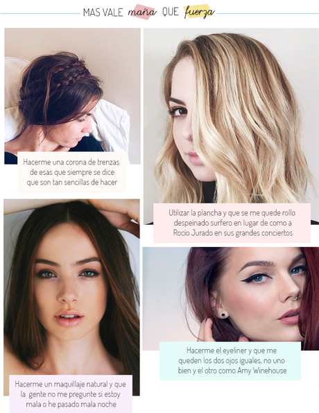 Mas vale maña que fuerza - Mis retos beauty