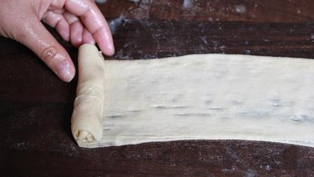 Cruasanes árabes rellenos (croissants) شعيبيات بالقشطة