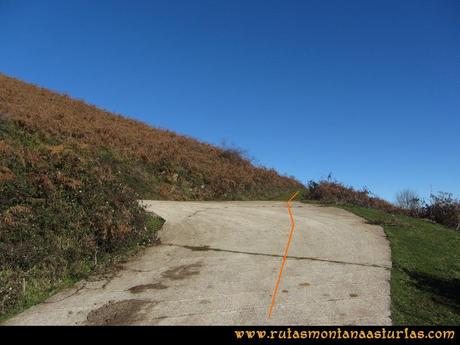 Area Buyera, picos Grandamiana y Plantón: Sendero a la derecha