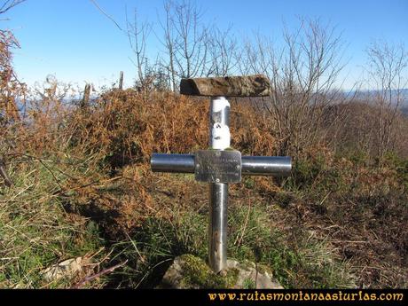 De Monte por Santo Adriano: Picos Canto La Cruz, Grandamiana (808 m.) y Plantón