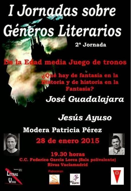 SEGUNDA JORNADA DE GÉNEROS LITERARIOS: HISTÓRICA Y FANTÁSTICA.