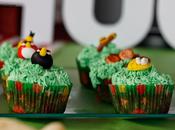 Cupcake angry bird manzana zanahorias