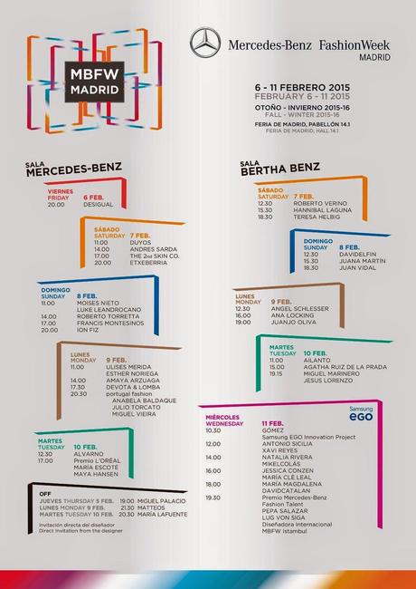 Mercedes Benz Fashion Week Madrid 2015