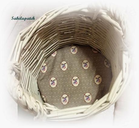 Cesta terminada para sortear y...alfileteros