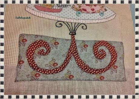 Primer bloque del Sweet Mistery Quilt de Twinkle patchwork